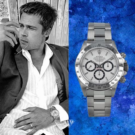 brad pitt rolex daytona